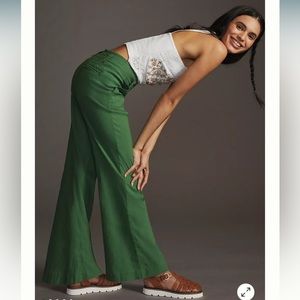 Anthropologie Maeve The Naomi Wide-Leg Flare Pants